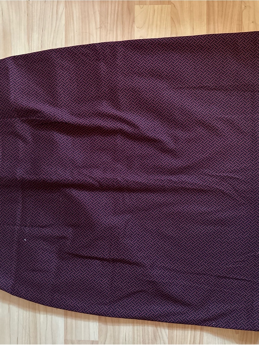 Women's Pencil Skirt in Deep Plum